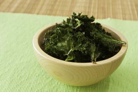 Kale Chips with Sesame and Lemon Zest
